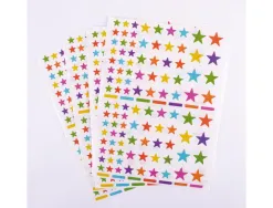 Gommette apli etoiles coloris et tailles assortis 624 unites