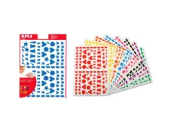 Gommette apli festive assortie 1792 unites