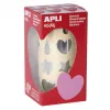 Gommette apli festive assortie coloris argent rouleau 720 unites