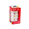 Gommette apli modele fruits ronde diam. 20mm rouleau 900 unites