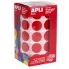 Gommette apli ronde 20mm coloris rouge rouleau 1770 unites