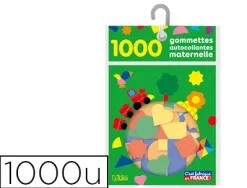 Gommette autocollante éditions lito maternelle sachet 1000 unités