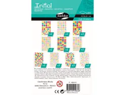 Gommette clairefontaine initial formes g om triques - pack collectivit 20 planches