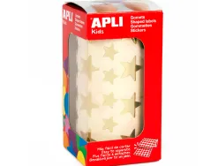 Gommette métallisée apli agipa étoile coloris or rouleau 2360 unités