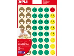Gommette sourire apli agipa repositonnable pochette 576 unités