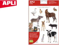 Gommettes apli agipa les animaux de la savane pochette 12f