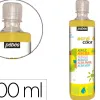Gouache acrylique pebeo acrycolor indelebile couvrante brillante miscible tout support jaune primaire flacon 500ml