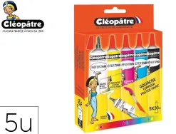 Gouache cleopatre nefertari tous supports tube aluminium 30ml embout fin et precis colorisassortis etui carton 5 unites