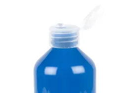 Gouache doigt liderpapel liquide lavable base eau coloris bleu flacon de 125ml