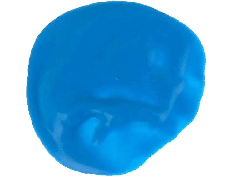 Gouache doigt liderpapel liquide lavable base eau coloris bleu flacon de 125ml