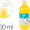 Gouache doigt liderpapel liquide lavable base eau coloris jaune flacon de 125ml