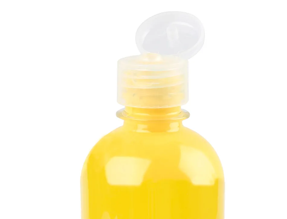 Gouache doigt liderpapel liquide lavable base eau coloris jaune flacon de 125ml