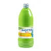 Gouache giotto elios flacon 1l coloris vert clair