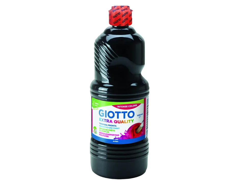 Gouache giotto flacon 1l coloris noir
