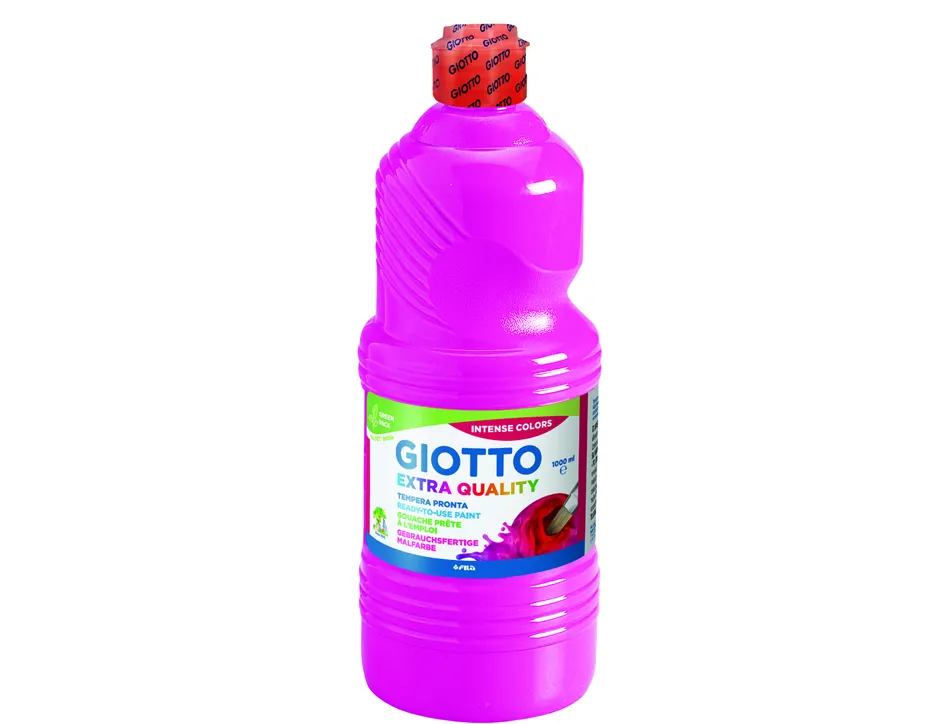 Gouache giotto flacon 1l coloris magenta