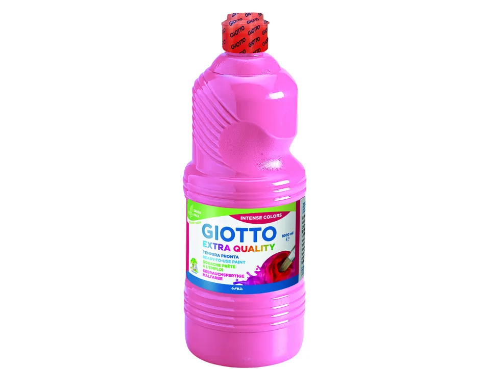 Gouache giotto flacon 1l coloris rose