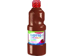 Gouache giotto flacon 500ml coloris marron