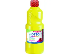 Gouache giotto flacon 500ml coloris jaune