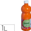 Gouache lefranc bourgeois liquide redimix non toxique fluide couvrante prête à l'emploi orange flacon 1000ml