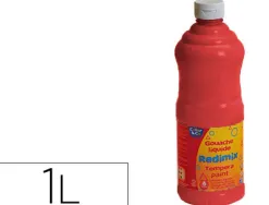 Gouache lefranc bourgeois non toxique fluide grande couvrance coloris carmin flacon 1000ml