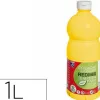 Gouache lefranc bourgeois liquide redimix non toxique fluide couvrante prête à l'emploi jaune primaire flacon 1000ml