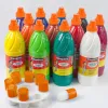 Gouache liquide cleopatre nefertari 1l + palette + 8 pinceaux pochoirs assortiment de 12 unites