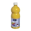 Gouache liquide colart redimix aspect veloute miscible coloris jaune or flacon 1l