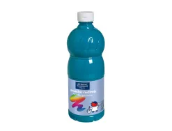 Gouache liquide colart redimix aspect veloute miscible coloris turquoise flacon 1l