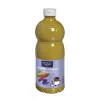 Gouache liquide colart redimix aspect veloute miscible coloris ocre flacon 1l