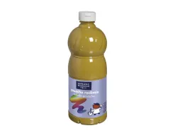 Gouache liquide colart redimix aspect veloute miscible coloris ocre flacon 1l