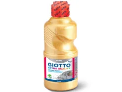 Gouache liquide giotto tous supports sechage rapide coloris argent metallise flacon 250ml