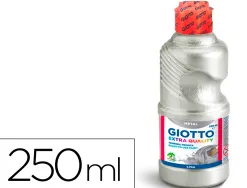 Gouache liquide giotto tous supports sechage rapide coloris or metallise flacon 250ml