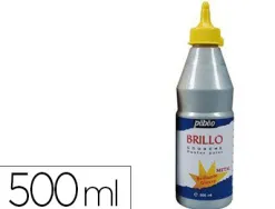 Gouache liquide pébéo brillo prête à l'emploi opaque onctueuse brillance exceptionnelle coloris argent flacon 500ml