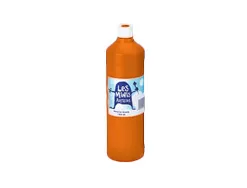 Gouache mini artistes économique ultra-lavable prête à l'emploi épaisse onctueuse coloris terre sienne flacon 1000ml