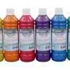 Gouache o'color 500ml consistance cremeuse coloris fluo assortis coffret carton 6 unites