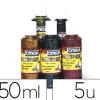 Gouache pailletée oméga paillettes en suspension tous supports séchage rapide coloris assortis lot 5 flacons 250ml