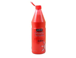 Gouache pébéo primacolor liquide inodore onctueuse application facile coloris rouge flacon 1000ml