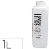 Gouache pébéo solugouache liquide concentrée dilution complète couvrante onctueuse coloris cyan flacon 1000ml