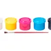 Gouache scolaire jovi a base d'eau couleur assorties 5 pots de 35 ml + pinceau