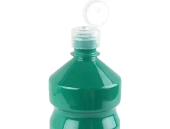 Gouache scolaire liderpapel liquide lavable fermeture sécurité brillante coloris vert foncé flacon 1000ml