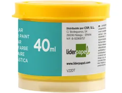 Gouache scolaire liderpapel coloris jaune pot 40ml