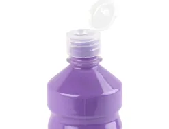 Gouache scolaire liderpapel liquide lavable fermeture sécurité brillante coloris lilas flacon 500ml