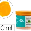 Gouache scolaire liderpapel coloris jaune or pot 40ml