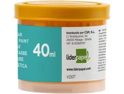 Gouache scolaire liderpapel coloris jaune or pot 40ml