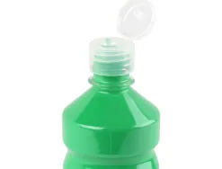 Gouache scolaire liderpapel liquide lavable fermeture sécurité brillante coloris vert flacon 500ml