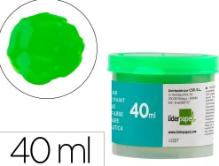 Gouache scolaire liderpapel coloris vert clair pot 40ml