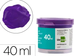 Gouache scolaire liderpapel coloris violet pot 40ml