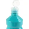 Gouache scolaire liderpapel liquide lavable fermeture sécurité brillante coloris turquoise flacon 500ml