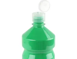 Gouache scolaire liderpapel liquide lavable fermeture sécurité brillante coloris vert flacon 1000ml