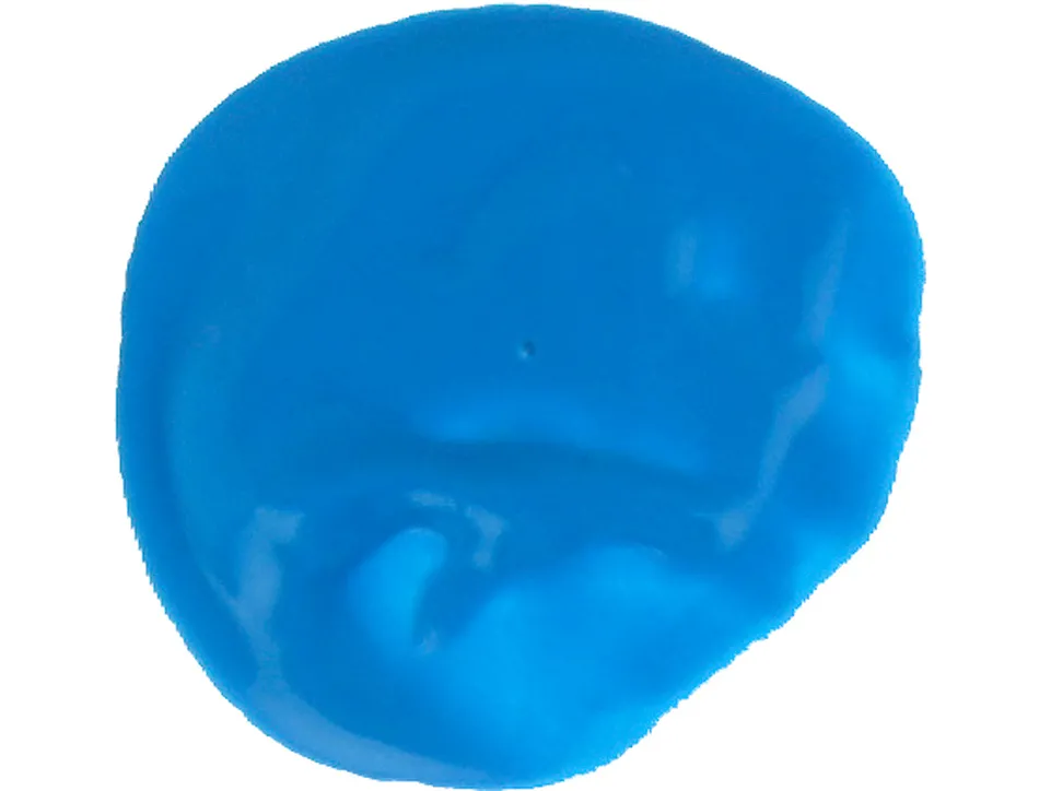 Gouache scolaire liderpapel liquide lavable fermeture sécurité brillante coloris bleu flacon 1000ml